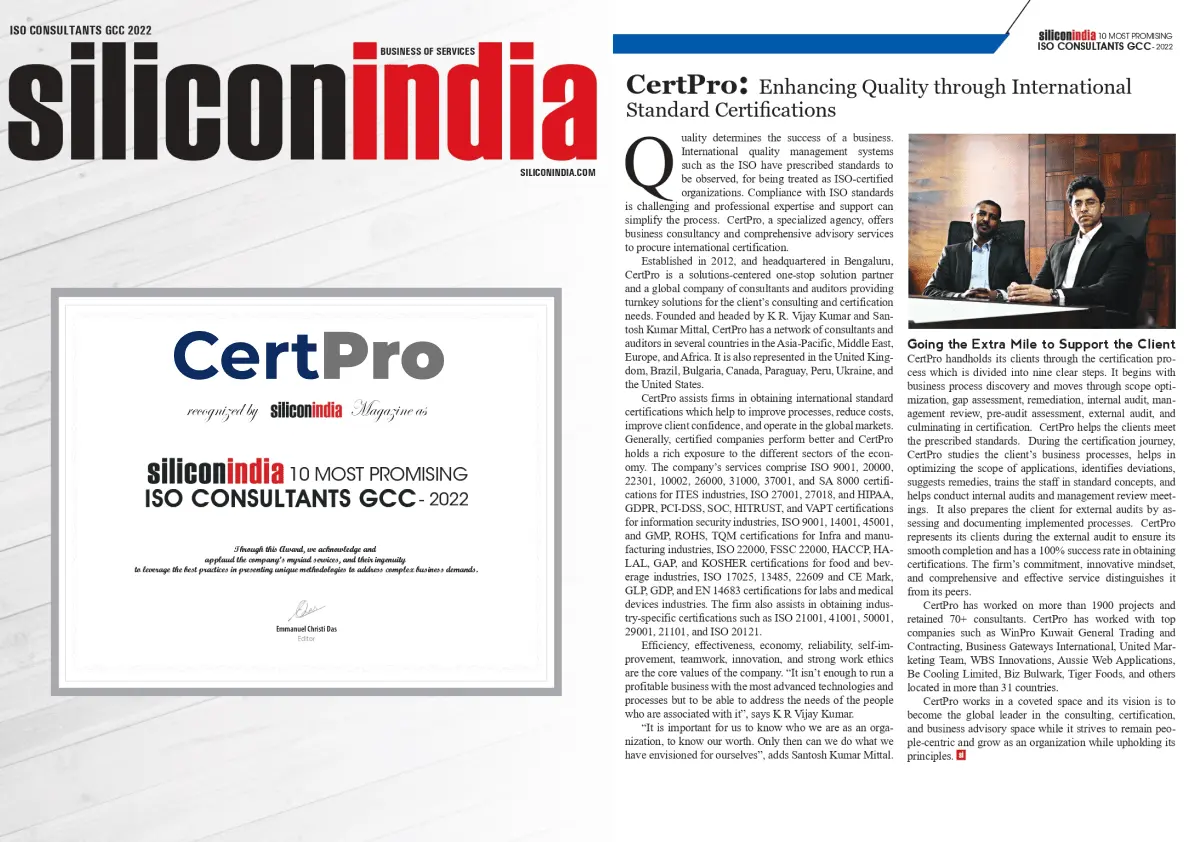 CertPro-Silicon India