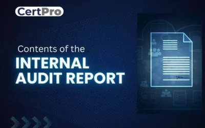 CONTENTS OF THE INTERNAL AUDIT REPORT
