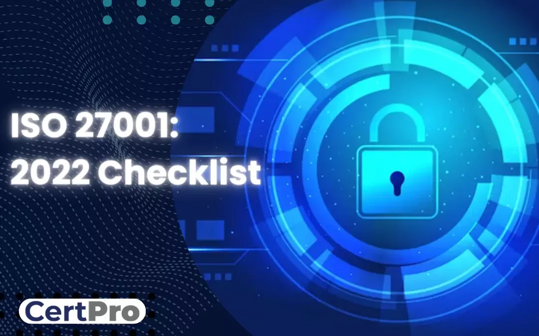 ISO 27001 2022 Checklist