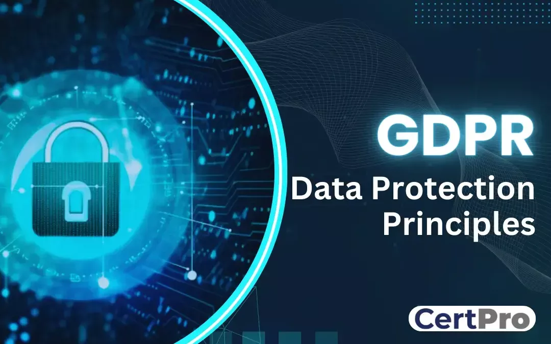 GDPR DATA PROTECTION PRINCIPLES...